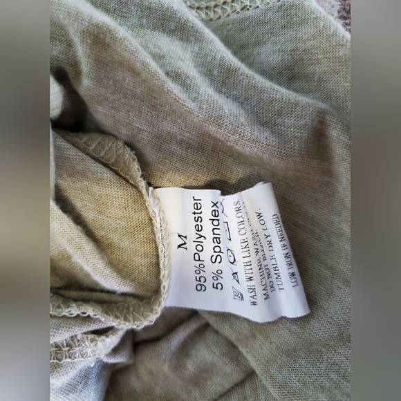 Cowl Neck Button Detail Ruched Cute Long Sleeve Sweater πβ - Picture 3 of 4